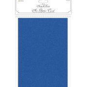 Craft Consortium Non-Shedding A4 Glitter Card - Cobalt Blue