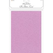 Craft Consortium Non-Shedding A4 Glitter Card - Lilac
