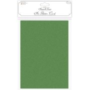Craft Consortium Non-Shedding A4 Glitter Card - Forest Green