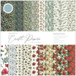 Craft Consortium The Essential Craft Papers 12x12 Paper Pad - Festive Flora