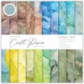 Craft Consortium The Essential Craft Papers 6x6 Paper Pad - Ink Drops Earth