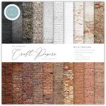 Craft Consortium The Essential Craft Papers 6x6 Paper Pad - Brick Textures