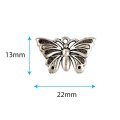 Craft Consortium Midnight Flight - Moths Silver Metal Charms