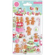 Craft Consortium Candy Christmas Clear Stamp Set - Decorate