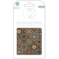 Craft Consortium Decoupage Papers - Moroccan Tile