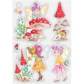 Craft Consortium Fairy Wishes Clear Stamp Set - Flowers