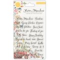 Craft Consortium Farm Meadow Stamp Set - Sentiments