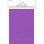 Craft Consortium Non-Shedding A4 Glitter Card - Royal Purple