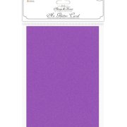 Craft Consortium Non-Shedding A4 Glitter Card - Royal Purple