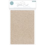 Craft Consortium Non-Shedding A4 Glitter Card - Champagne