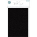 Craft Consortium Non-Shedding A4 Glitter Card - Black