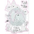 Craft Consortium Happy Haunting Clear Stamp Set - Trick or Treat