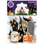 Craft Consortium Happy Haunting Printed Wooden Ephemera