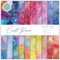 Craft Consortium The Essential Craft Papers 6x6 Paper Pad - Ink Drops Vivid