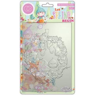 Craft Consortium Let Spring Begin - 5 x 7 Inch 3D Embossing Folder