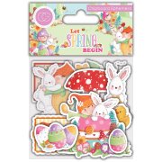 Craft Consortium Let Spring Begin - Chipboard Ephemera