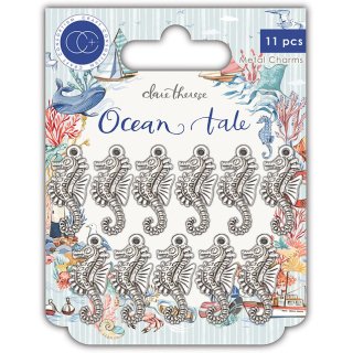 Craft Consortium Ocean Tale Metal Charms - Seahorse