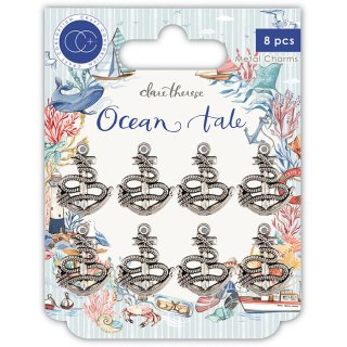 Craft Consortium Ocean Tale Metal Charms - Anchors