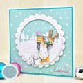 Craft Consortium Polar Playtime Clear Stamp Set - Polar Playtime