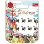 Craft Consortium Sandy Paws - Little Crabs Silver Metal Charms