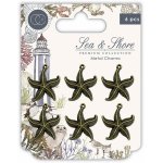 Craft Consortium Sea & Shore Metal Charms - Star Fish