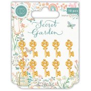 Craft Consortium Secret Garden - Gold Key Metal Charms