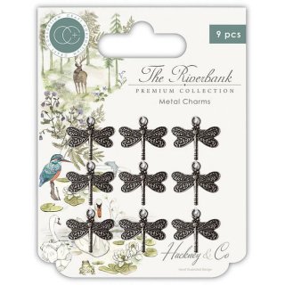 Craft Consortium The Riverbank - Metal Dragonfly Charms
