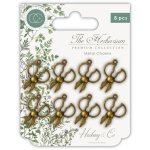 Craft Consortium The Herbarium - Metal Herb Scissors Charms
