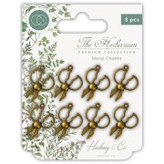 Craft Consortium The Herbarium - Metal Herb Scissors Charms