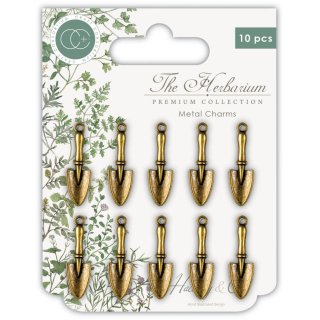 Craft Consortium The Herbarium - Metal Trowel Charms