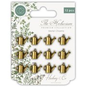 Craft Consortium The Herbarium - Metal Watering Can Charms