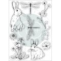 Craft Consortium Wildflower Meadow Special Edition Clear Stamp Set