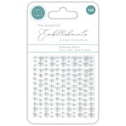 Craft Consortium The Essential Embellishments - Silver Adhesive Pearls