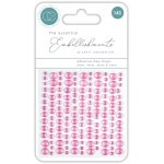 Craft Consortium The Essential Embellishments - Adhesive Dew Drops - Pink