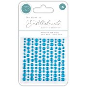 Craft Consortium The Essential Embellishments - Adhesive Dew Drops - Blue
