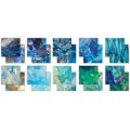 Craft Consortium The Essential Craft Papers 8x8 Paper Pad - Ink Drops Ocean