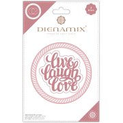 Craft Consortium Dienamix Die - live laugh love