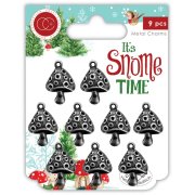 Craft Consortium It's Snome Time - Toad Stools Metal Charms