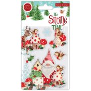 Craft Consortium It's Snome Time Clear Stamp Set - Robin Mischief