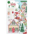 Craft Consortium It's Snome Time 2 6x8 Clear Stamp Set - Northern Lights