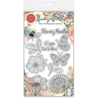Craft Consortium Designer Series - Spring Gardens Photopolymer Stamp Set