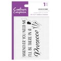 Crafter's Companion Quirky Sentiment Stamp - Hour of Need