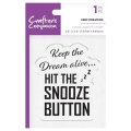 Crafter's Companion Quirky Sentiment Stamp - Keep Dreaming