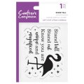 Crafter's Companion Quirky Sentiment Stamp - Stand Tall