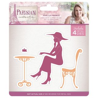 Sara Signature Collection Parisian - Metal Die - Vive la France