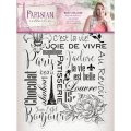 Sara Signature Collection Parisian A6 Acrylic Stamps - Beau Collage