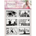 Sara Signature Collection Parisian A6 Acrylic Stamps - French Stamps