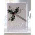 Sara Signature Collection Contemporary Christmas Die - Decorative Holly
