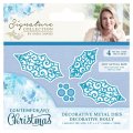 Sara Signature Collection Contemporary Christmas Die - Decorative Holly