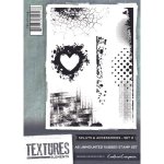 Crafter's Companion Textures Elements A6 Rubber Stamp Set - Splats and Accessories 2